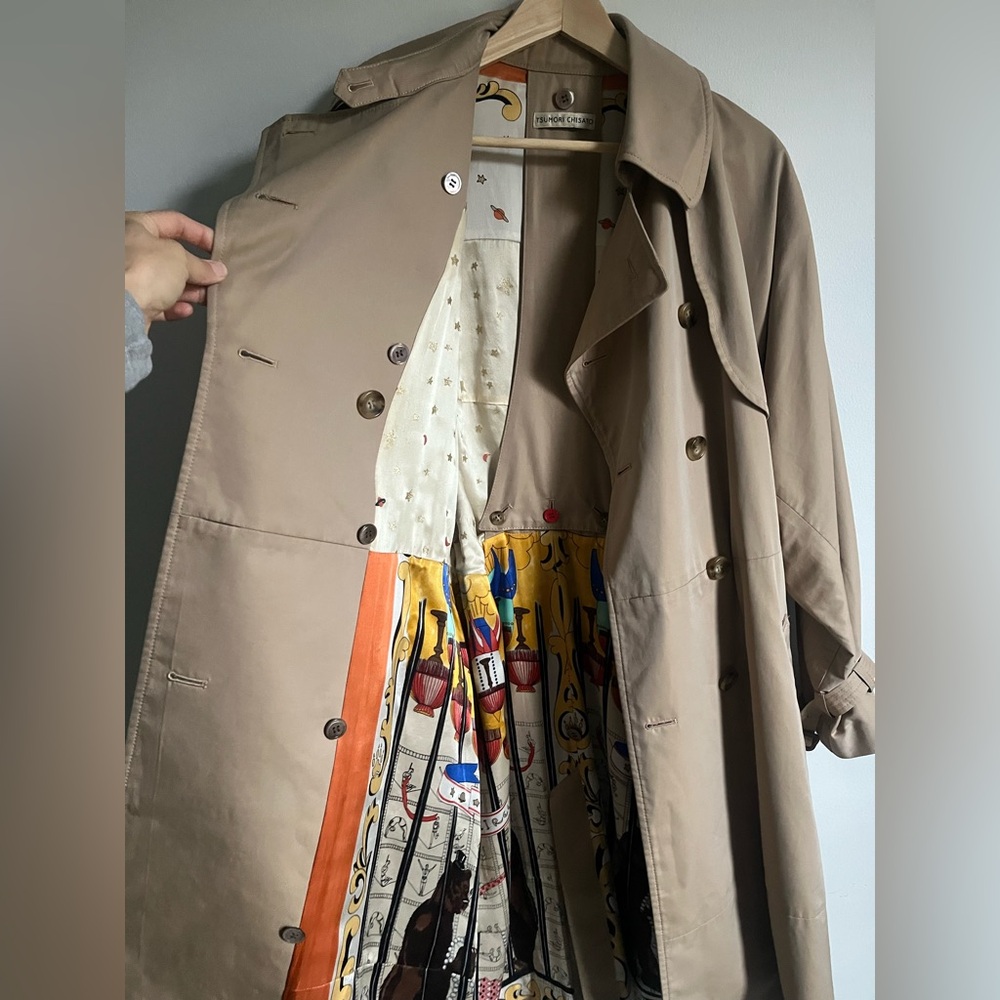 Tsumori Chisato Tan Trench Coat - Picture 3 of 7